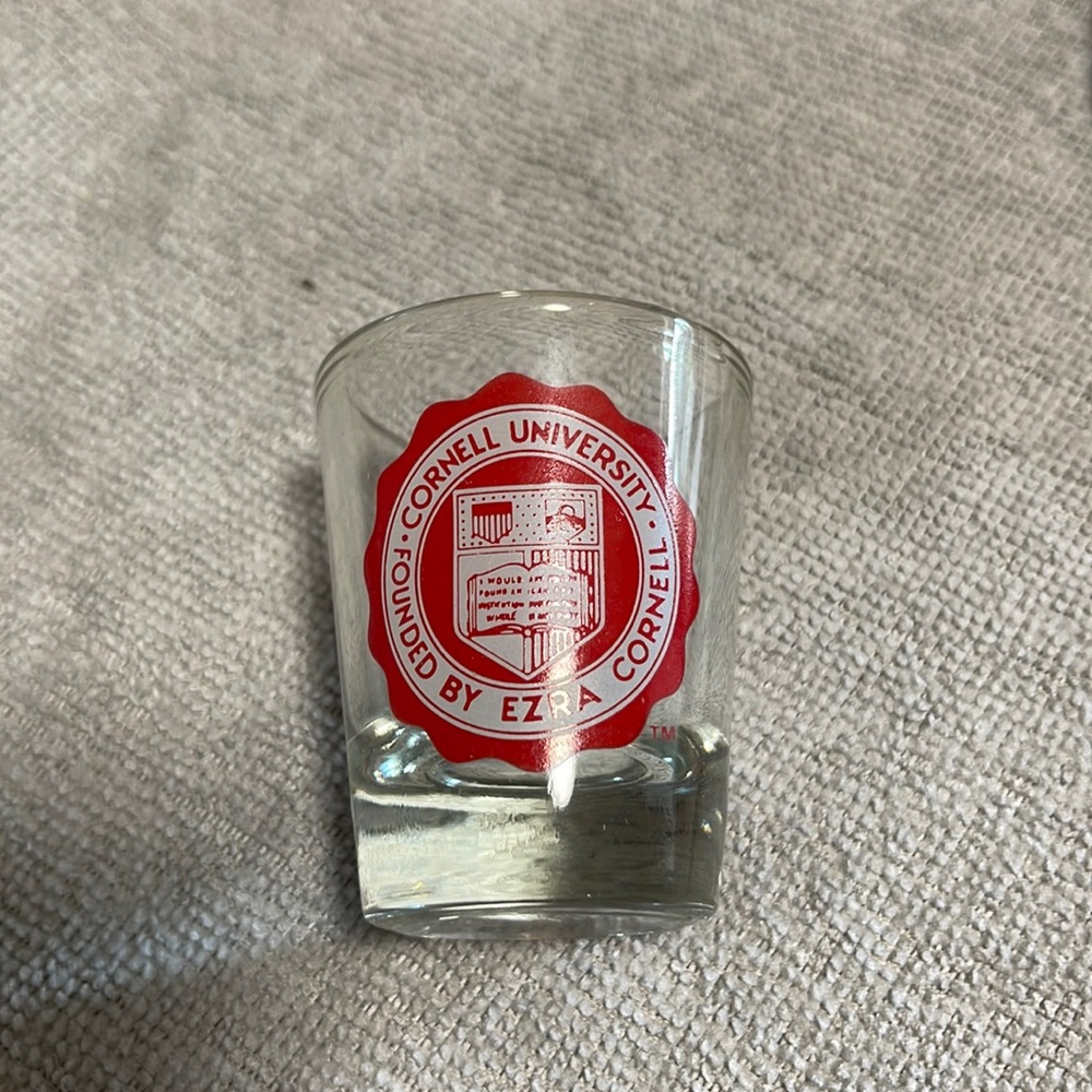 Cornell shot glass
